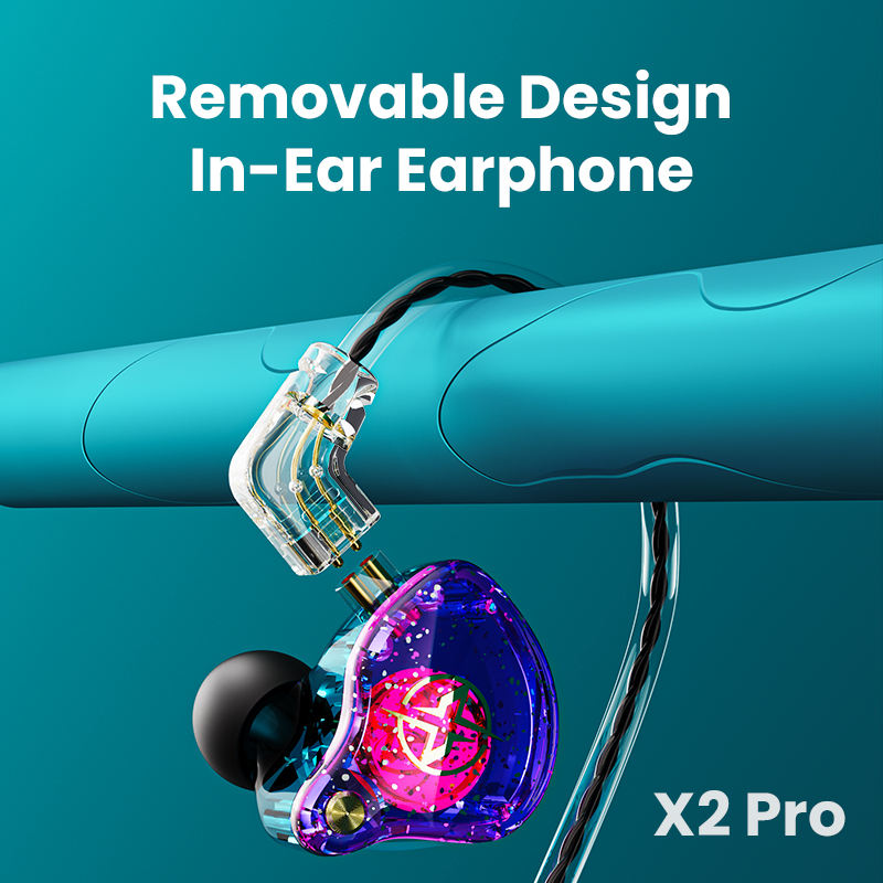 IQX2 PRO Wired In-Ear Gaming & Sports Earphones | 3.5mm & Type-C | Sound Isolation | Mic & Controls