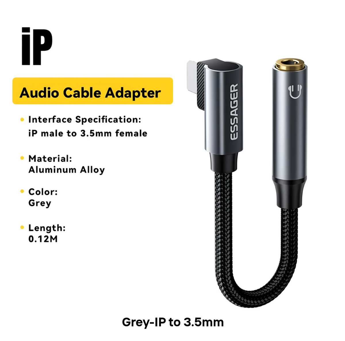 IQX Link-C – 3.5mm to lightning For Iphone Audio Converter