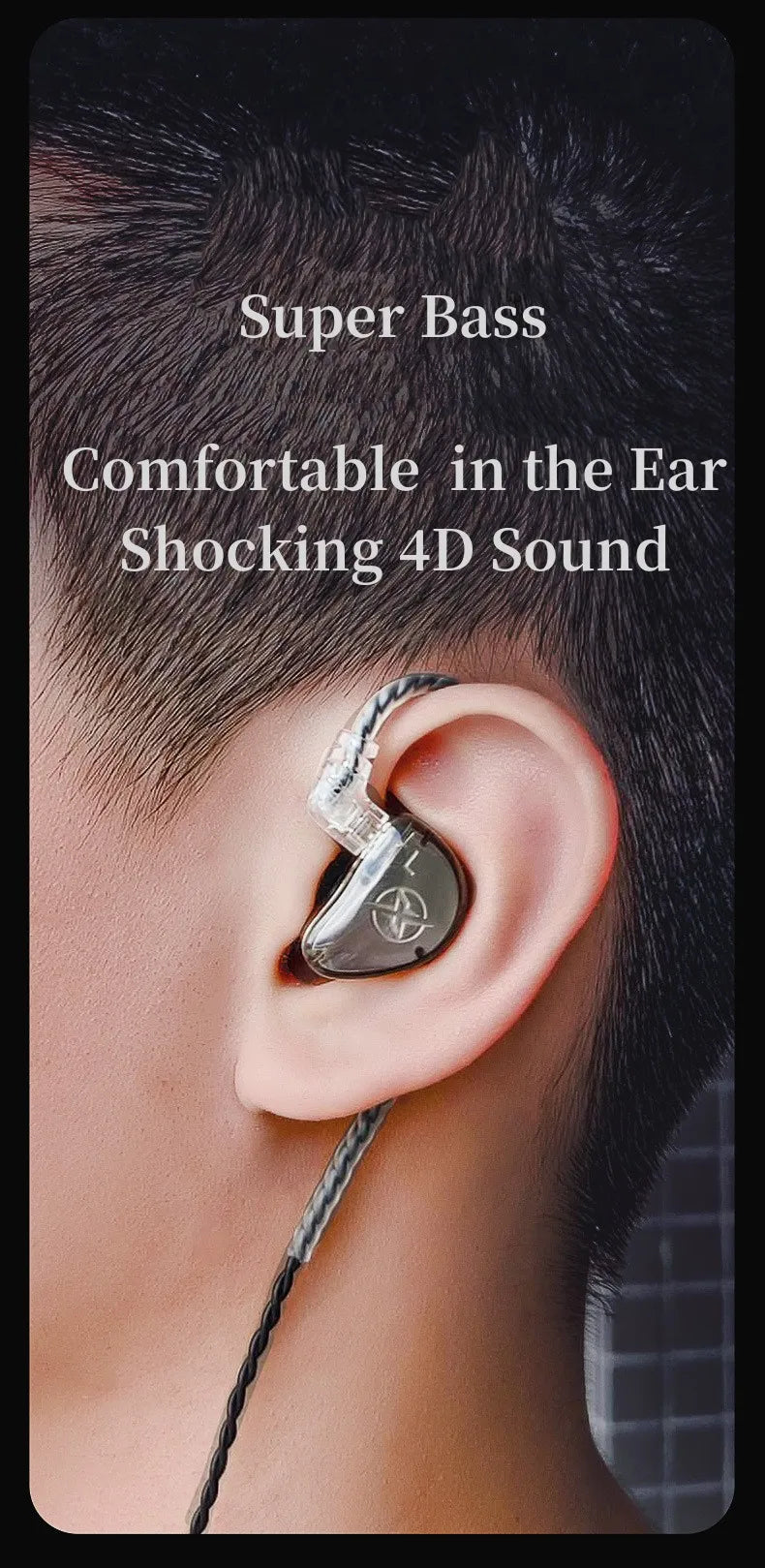 T05 Pro Bass IQX Pro Type-C DAC IEM with FREE Type-C Cable | 11mm Bass Driver | Detachable Cable | 3 EQ Modes