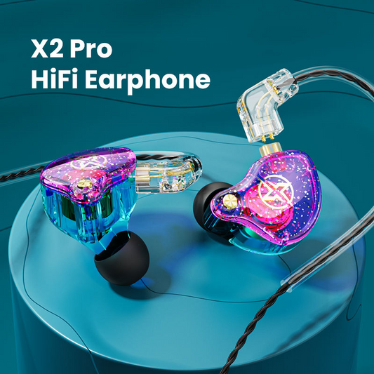 IQX2 PRO Wired In-Ear Gaming & Sports Earphones | 3.5mm & Type-C | Sound Isolation | Mic & Controls
