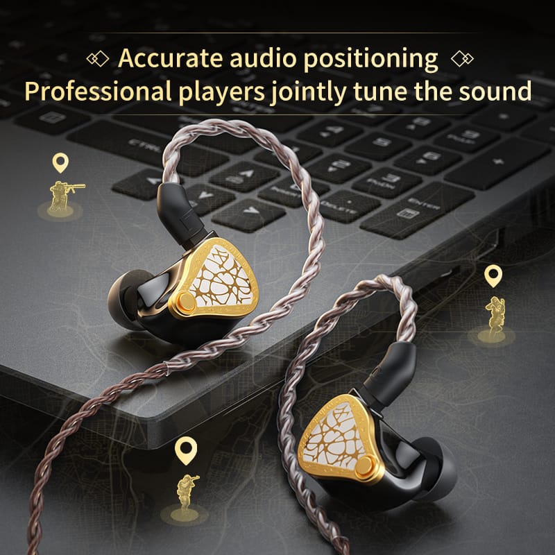 IQX G38PRO Earbuds with HiFi
High-Resolution Gaming Headphones with Detachable Cable
